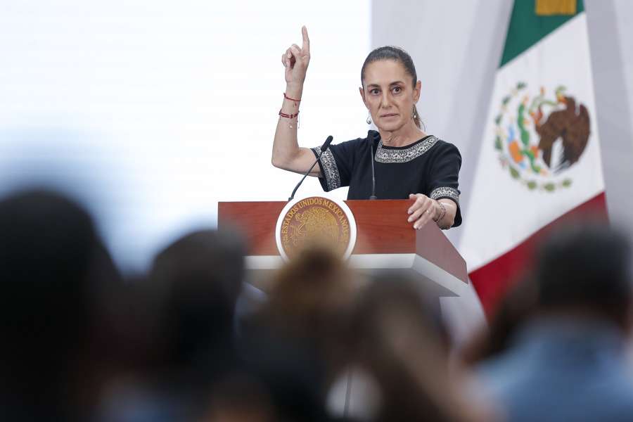 Sheinbaum exige a EEUU no usar a su país en la campaña electoral