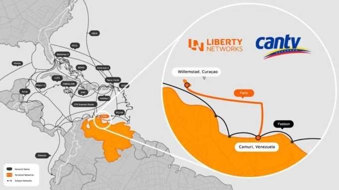 Cantv y Liberty Networks conectarán cable submarino Fénix