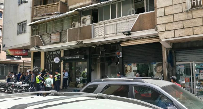 Fuga de gas generó explosión en local comercial de Chacao