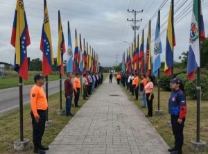 Conmemoran Día de la Bandera en Valles del Tuy
