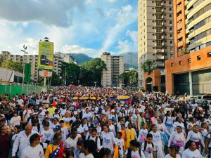 Delcy Rodríguez agradeció plegarias por Venezuela en la “Marcha para Jesús”