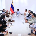 Delcy se reúne con empresas de ingeniería sísmica Miyamoto International y TFI Solutions