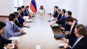 Delcy Rodríguez sostuvo reunión de alto nivel con funcionarios de los Departamentos de Estado y del Tesoro de EE.UU.