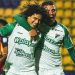 Eduard Bello estrena su cuenta goleadora en su debut con Deportivo Cali