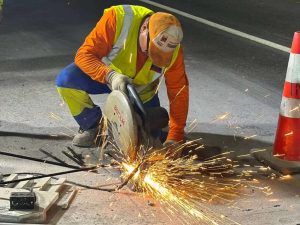 Inspeccionan trabajos en el viaducto 1 de Caracas-La Guaira