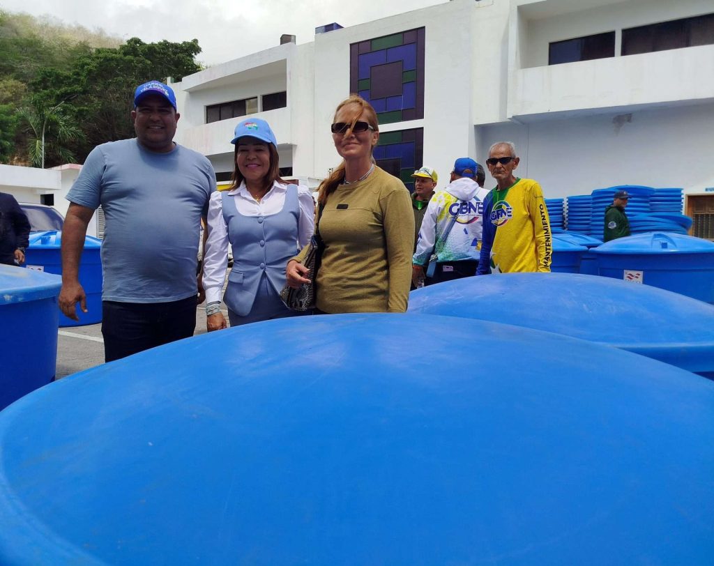 Plan de emergencia hídrica alcanza los 600 tanques entregados en Nueva Esparta