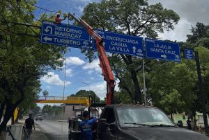Renuevan señalización e iluminación de la Intercomunal Turmero-Maracay