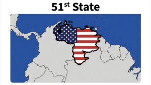 Donald Trump volvió a publicar imagen del mapa de Venezuela como estado 51 de EEUU