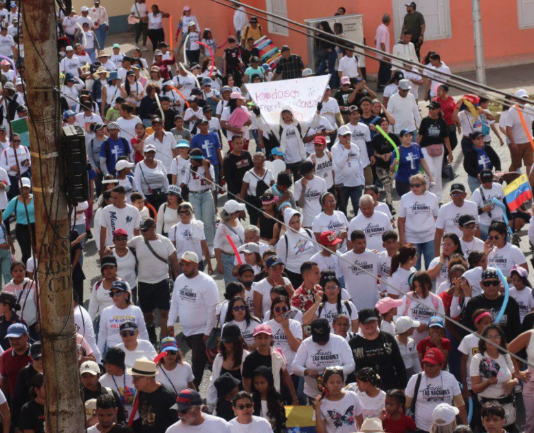 Marcha para Jesús desbordó las calles de Venezuela